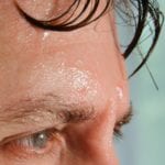 Solutions for head and face sweating